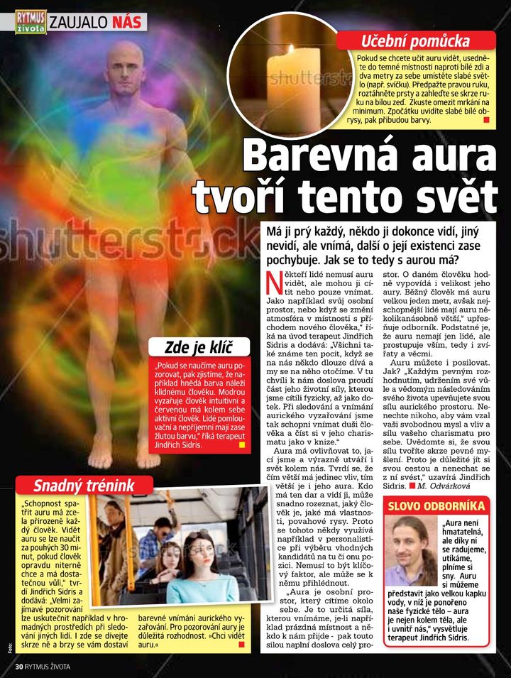 Návod od nás jak vidět auru v časopise rytmus života